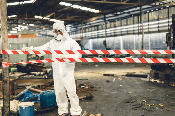 Professional Crime Scene Cleanup technician working in Westfield Center, OH